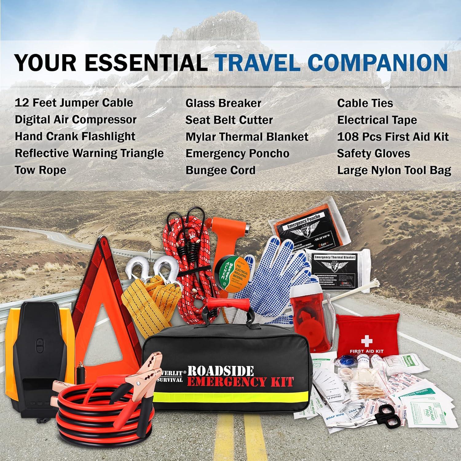 Why We Recommend the⁣ Everlit Survival Car Emergency Kit for All Roads