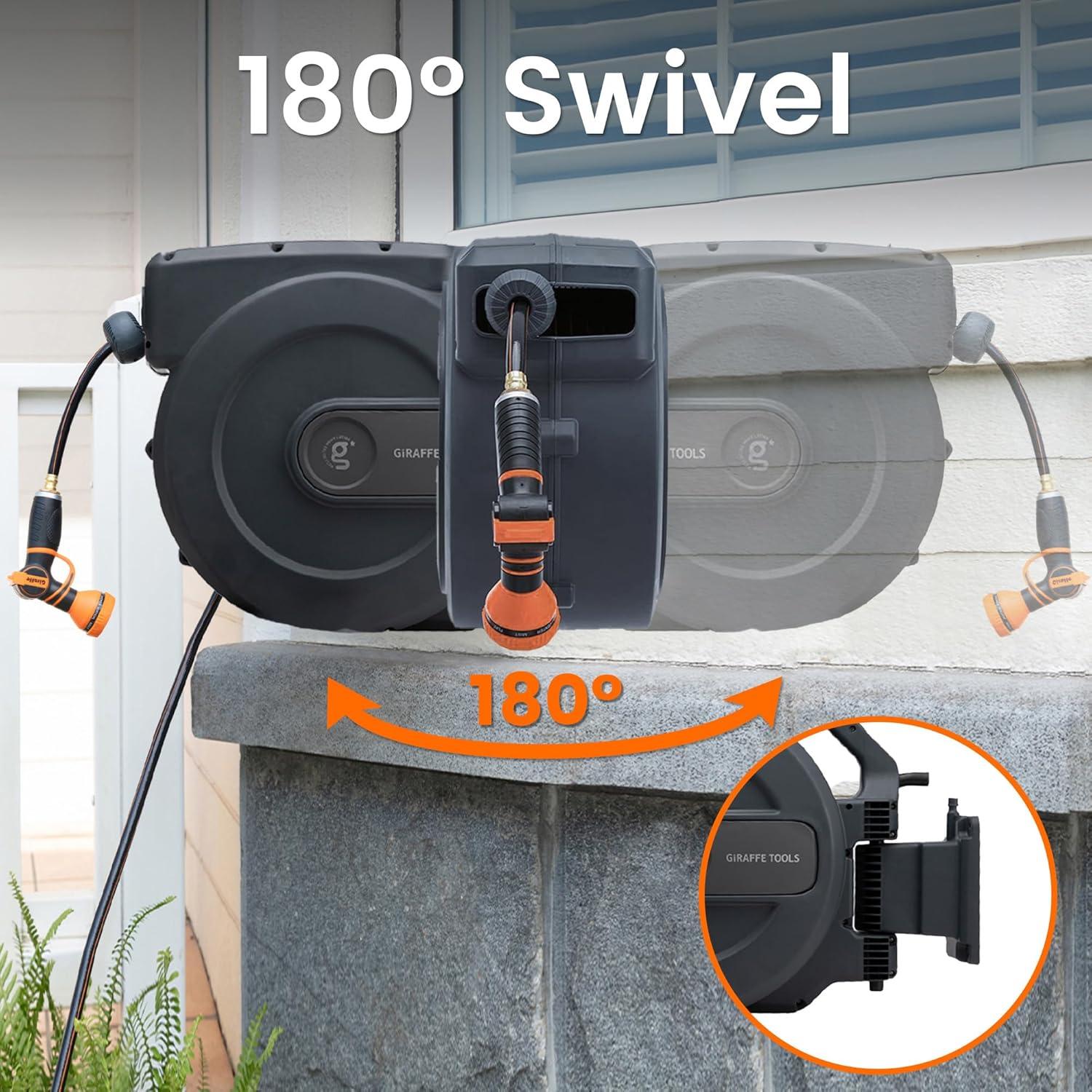 Our Take on the Giraffe Tools Retractable Garden Hose Reel: Pros & Cons 2 Our Take on the Giraffe Tools Retractable Garden Hose Reel: Pros & cons