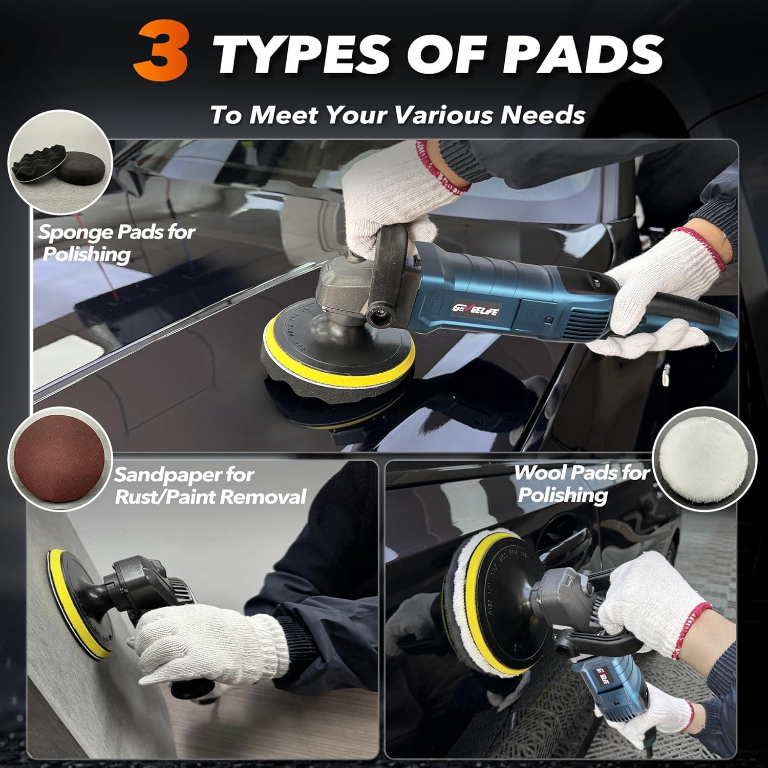 Our Review: GEVEELIFE 1600W Buffer Polisher - Power and Precision