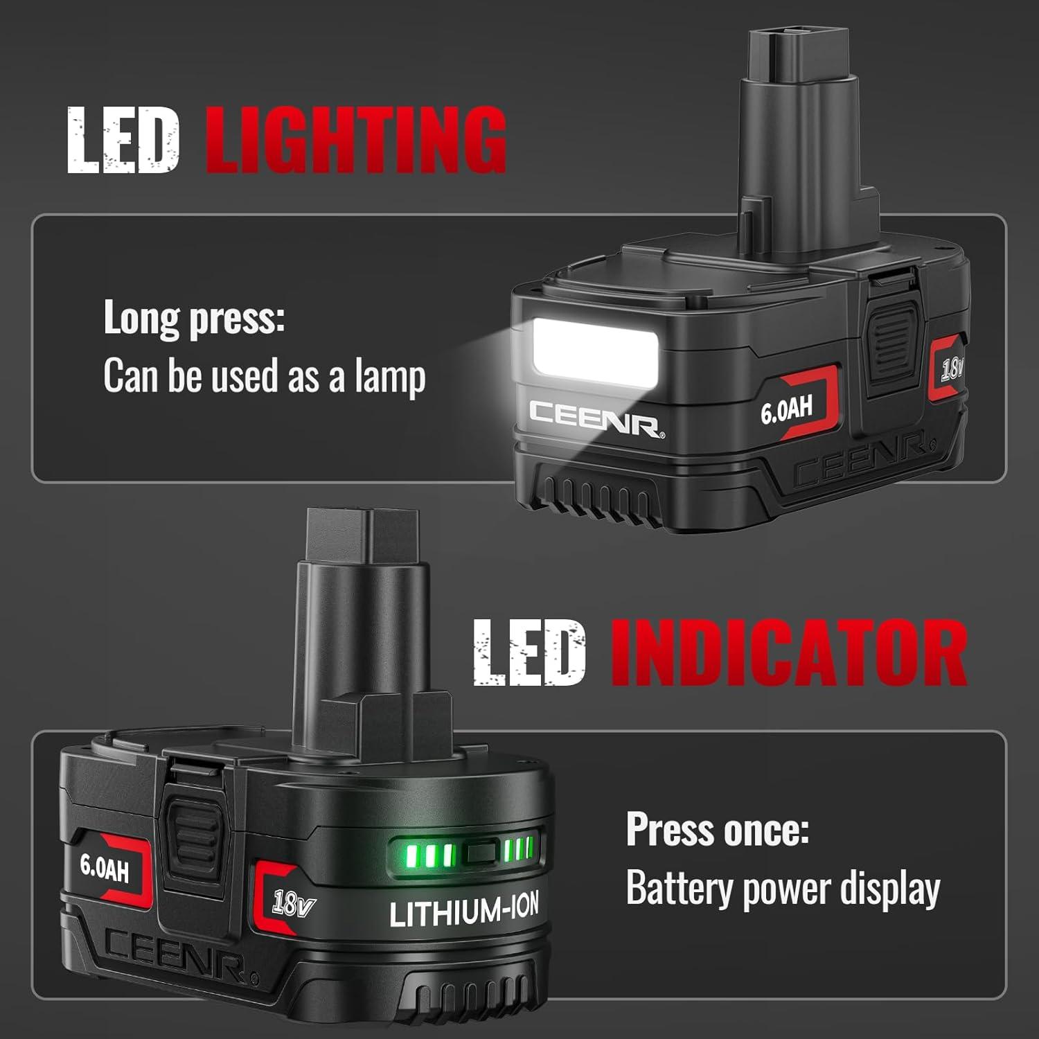 our‌ Honest Review: CEENR 18V 6.0Ah Battery for DeWalt ⁢Tools