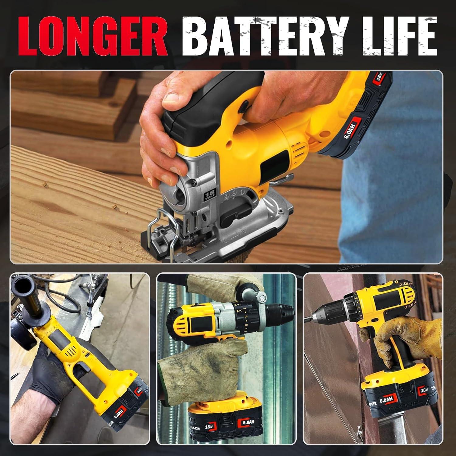 Our Honest Review: CEENR 18V 6.0Ah⁣ Battery for DeWalt Tools