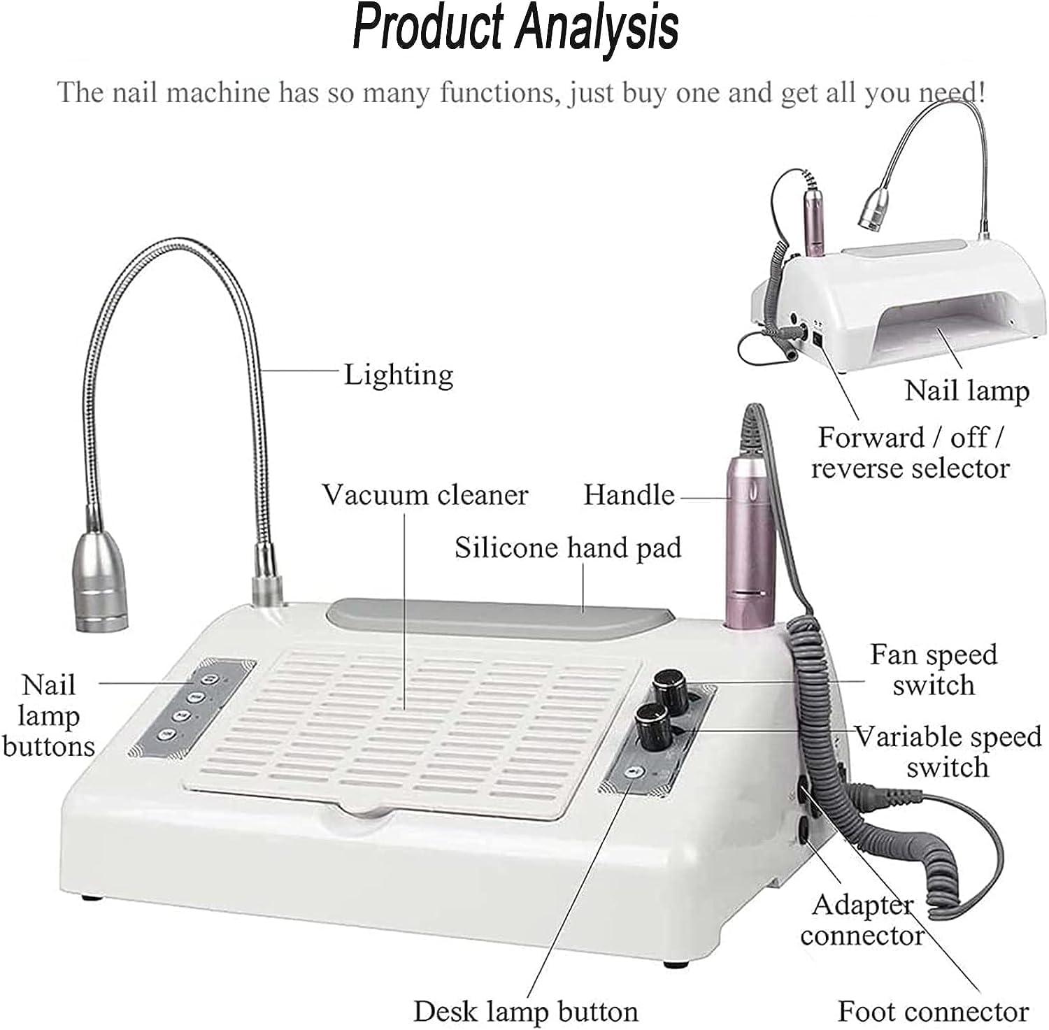 Our Honest Review: The 5-in-1 Nail Dust Collector & Lamp Combo 3 Our honest Review: The 5-in-1 Nail Dust Collector & Lamp combo