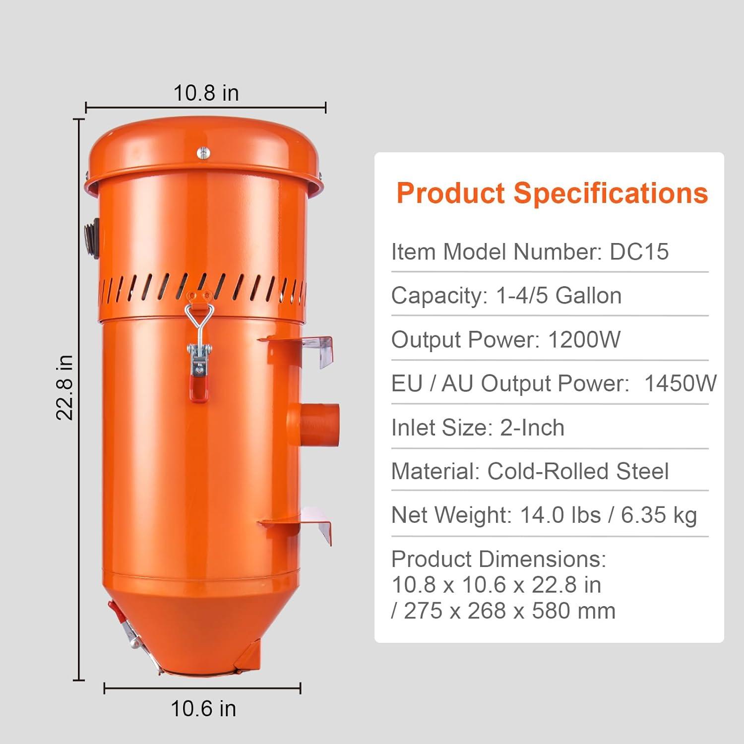 Our Review of the Happybuy 1.6-HP Dust Collector System 6 Our Review of the Happybuy 1.6-HP Dust Collector System