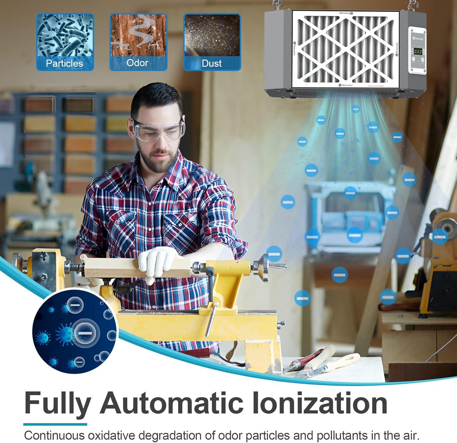 Our Honest Take on the Denwenny 360° woodshop Air Filter