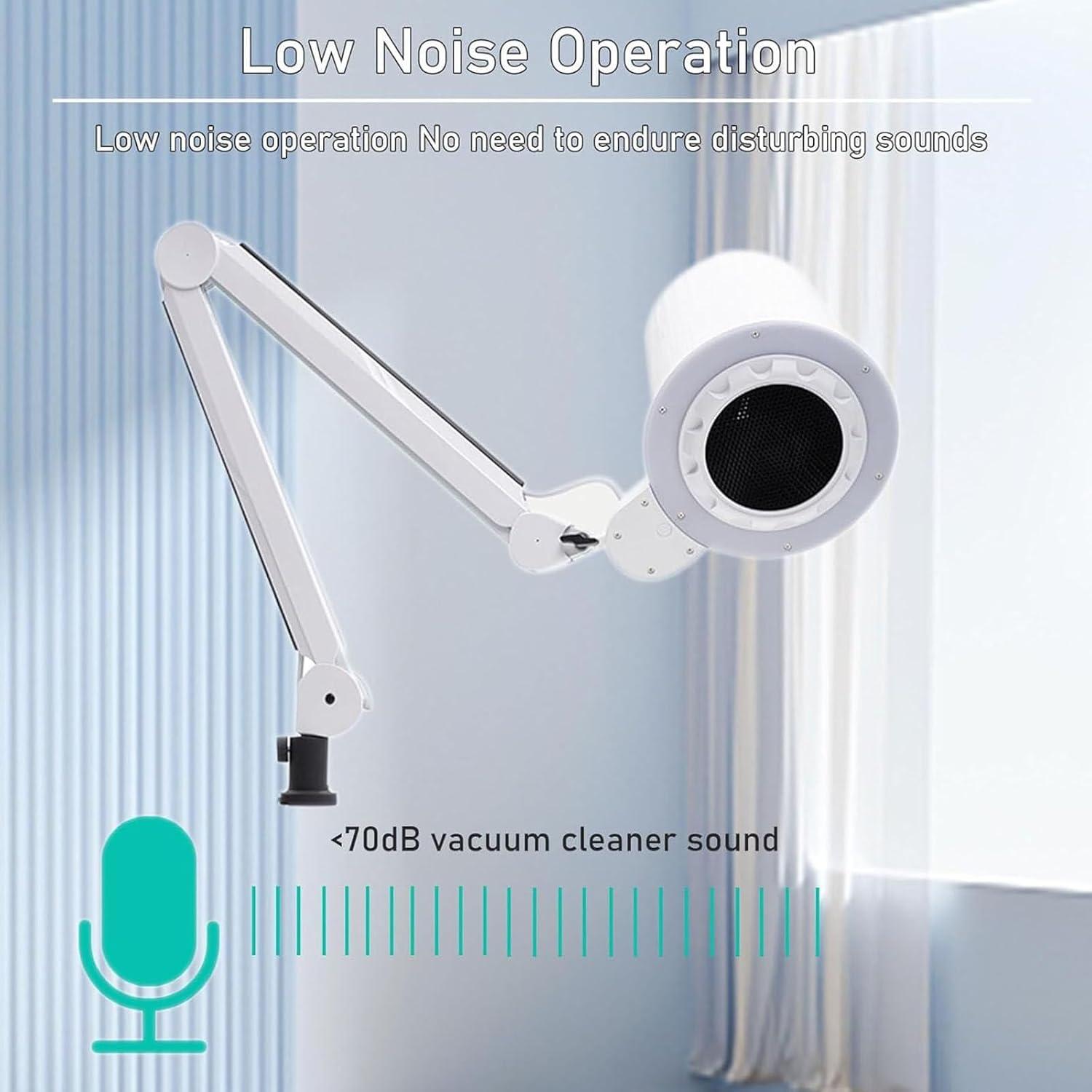 Our Review of the powerful 80W Nail Dust Collector with LED Light