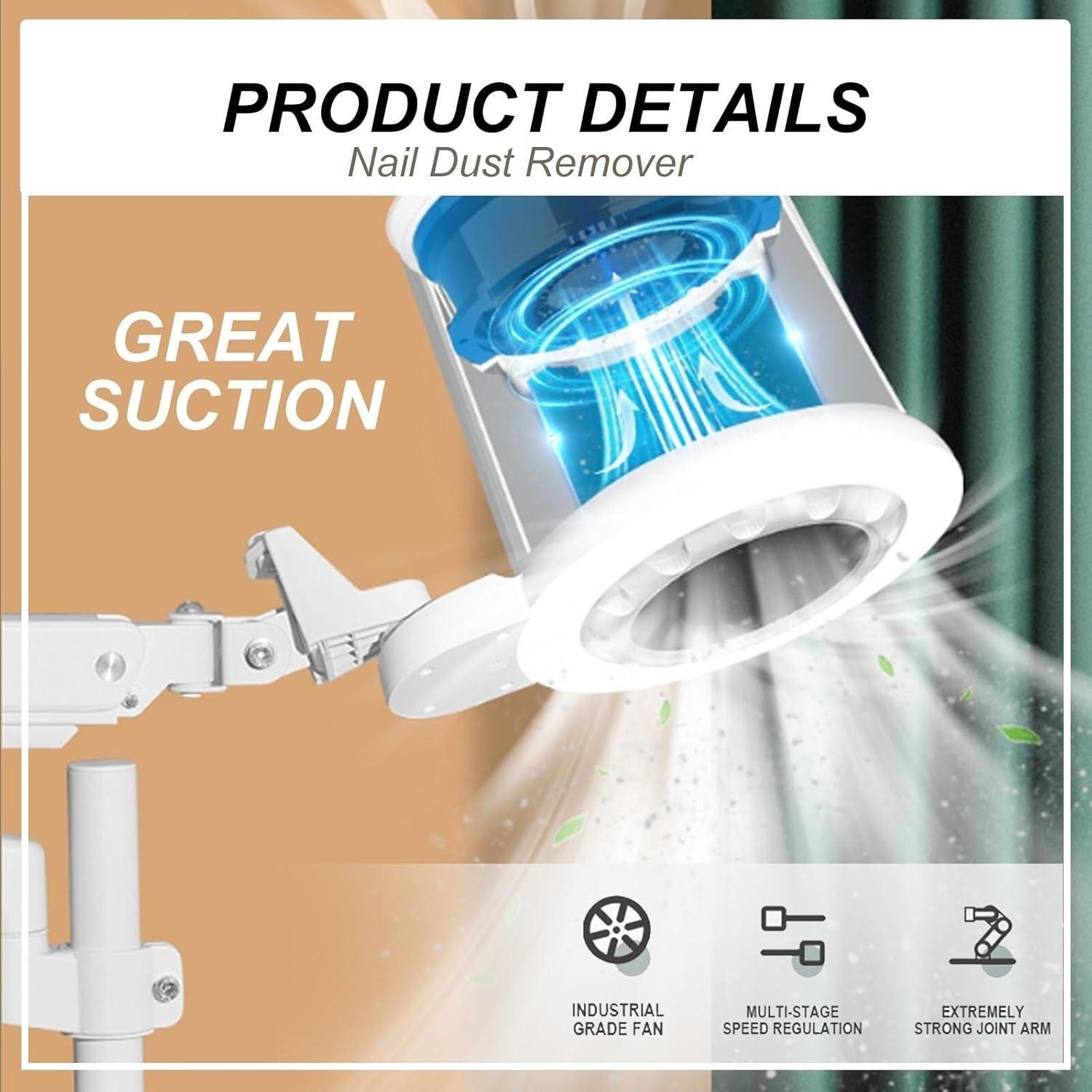 Our Honest Review of the Dust Collector Nail Tech with 360° Rotating Arm