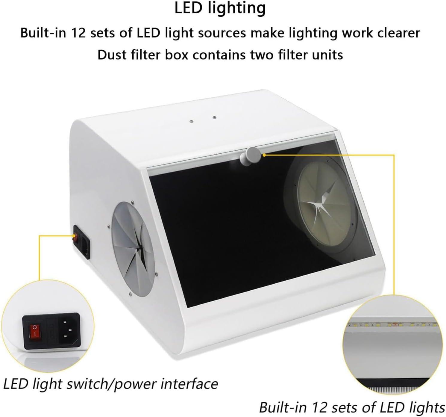 Our Review of the Dental Dust Collector Box with Dual Exhaust & LEDs 3 Our Review of the Dental Dust Collector Box with Dual Exhaust & LEDs