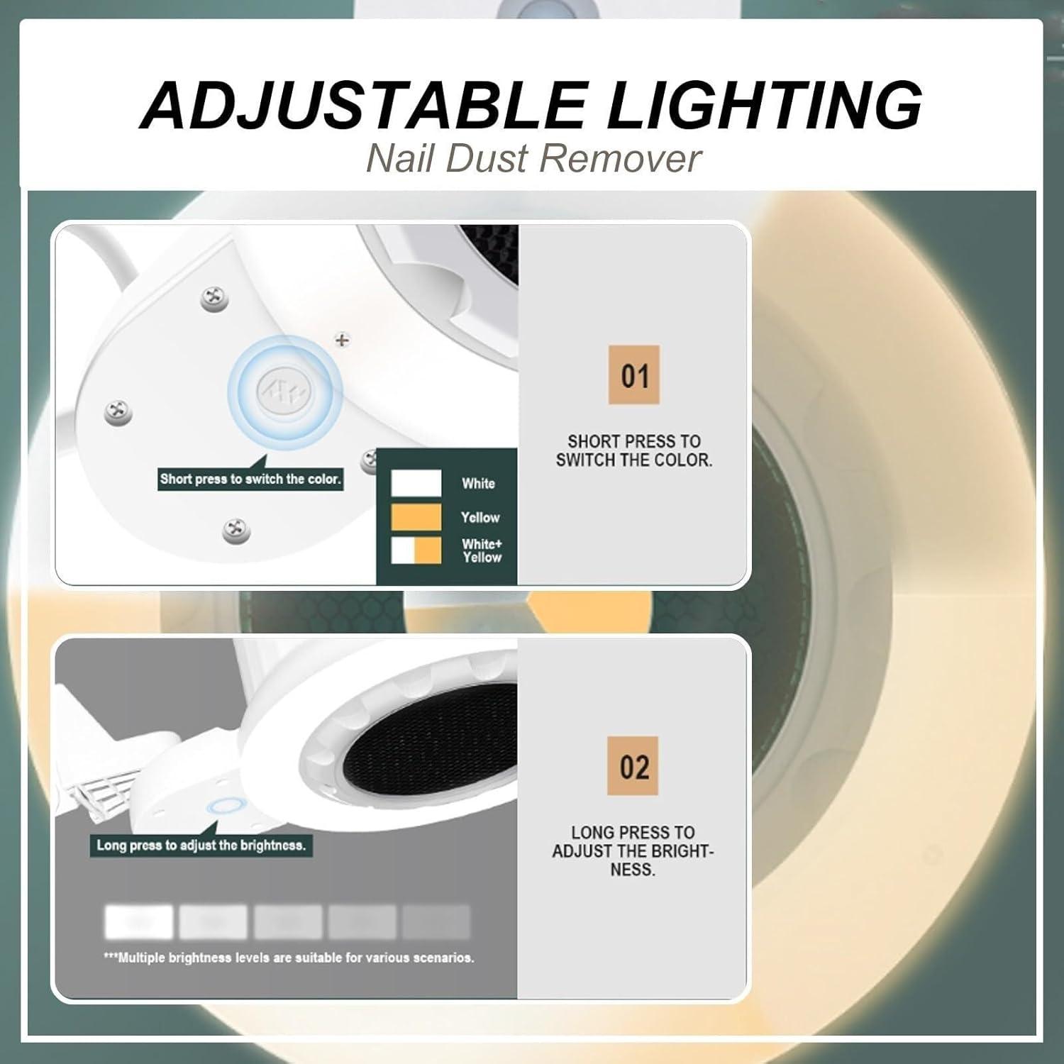 Our ⁤Honest Review of the Dust Collector Nail⁣ Tech with 360° Rotating Arm