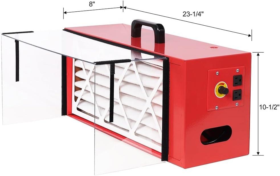 Why We Love ​the THRAKI Portable Tabletop Dust Collector