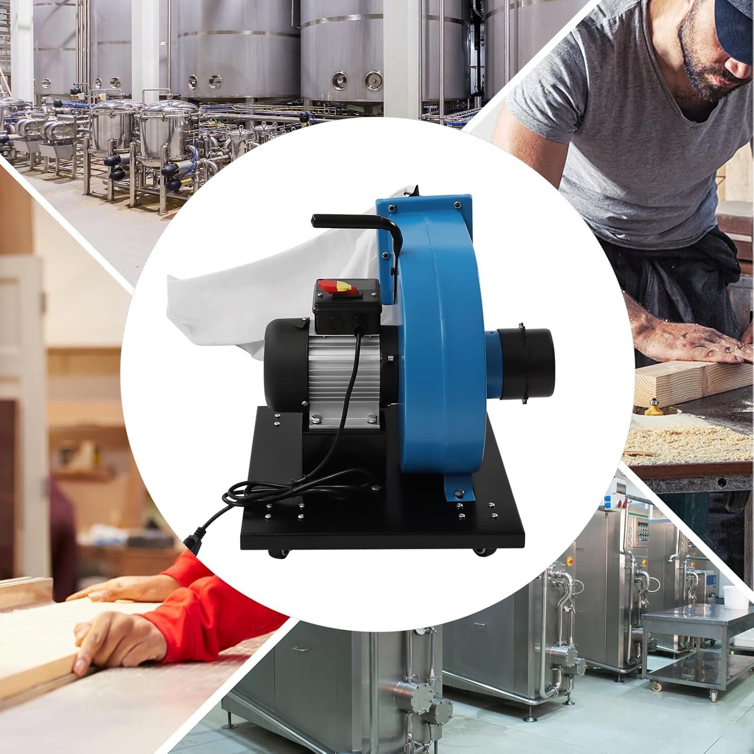 Our Review: 1HP Dust Collector with 550 CFM⁤ and Easy Mobility