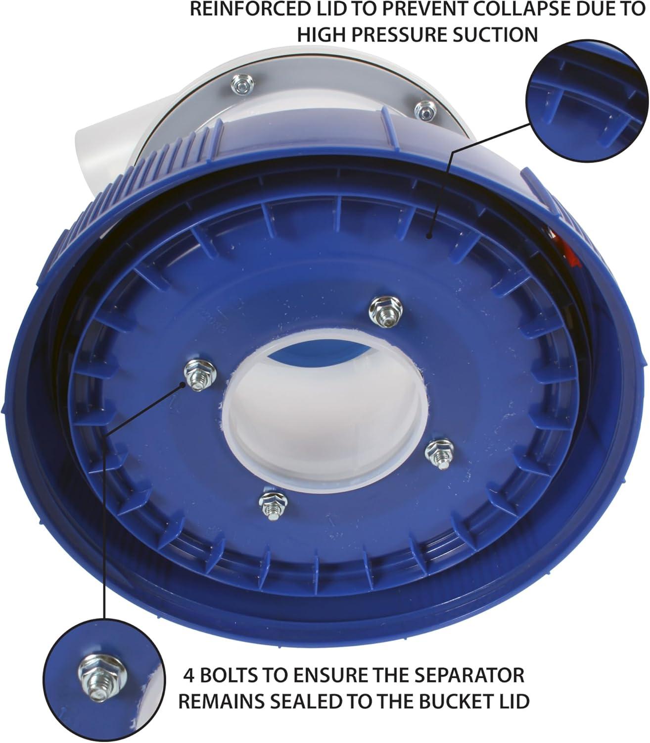 Why We Love the Quick Click Separator with 5 Gallon Bin & Hose 6 Why We Love the Quick Click Separator with 5 Gallon Bin & Hose