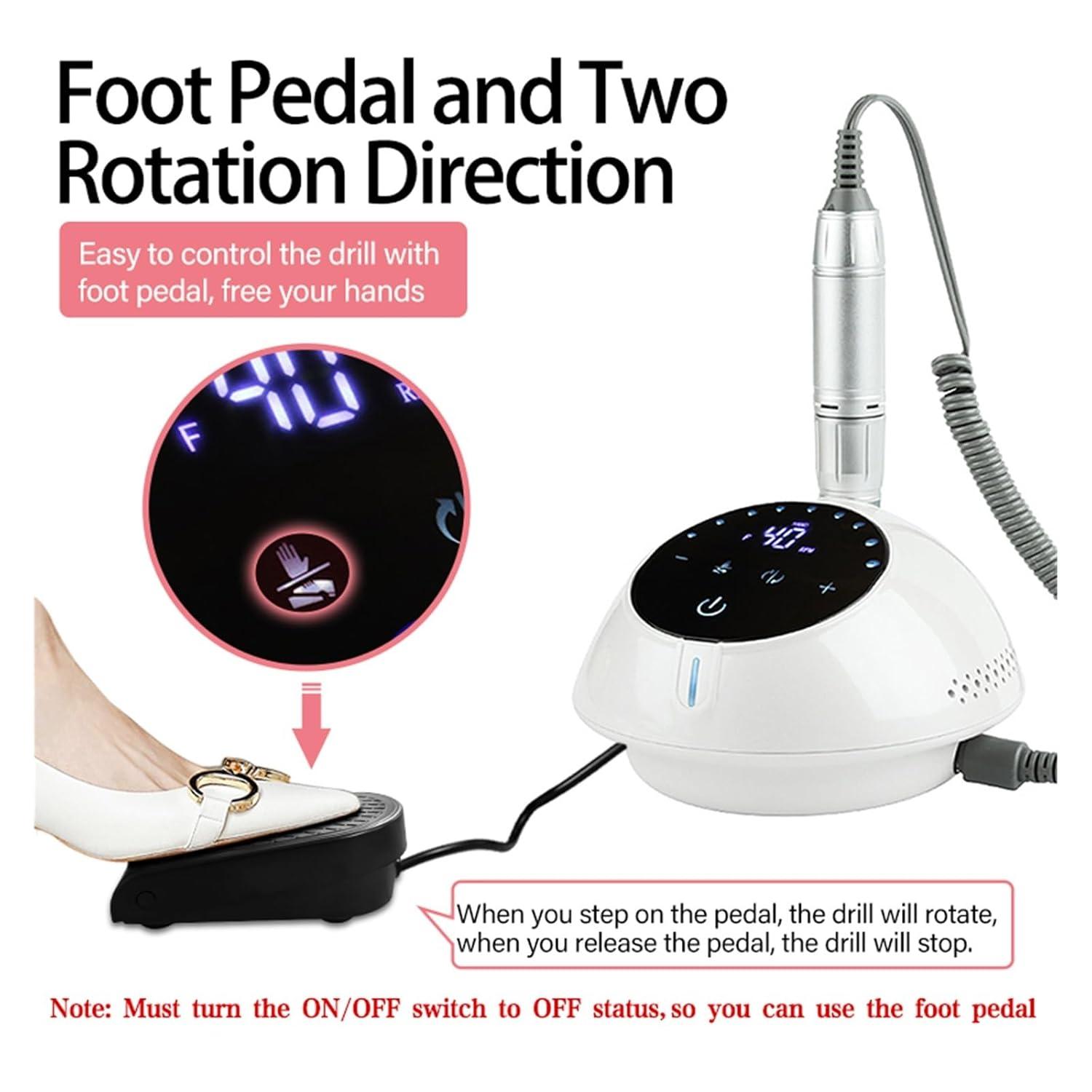 our ⁢Honest Review: Whiteseta‌ 40000RPM Electric Nail​ Drill‍ Tool