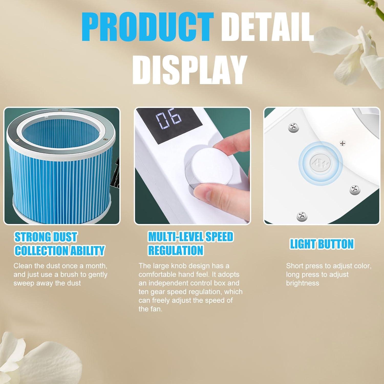 Our honest Review: Industrial Nail Dust‌ Collector with LED & Flexibility