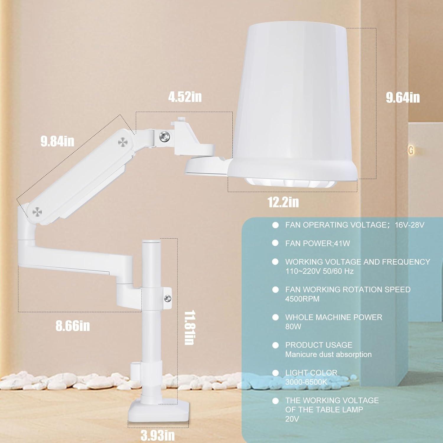 Our Honest Review: Industrial​ Nail Dust Collector with LED & Flexibility