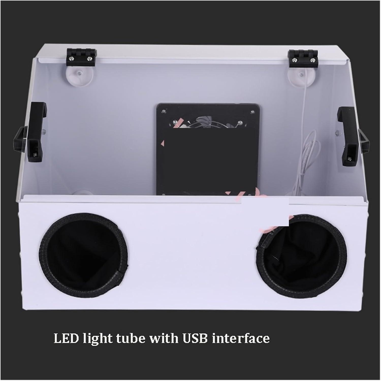 Our Review: Acrylic Grinding Dust Box with LED & strong Fan