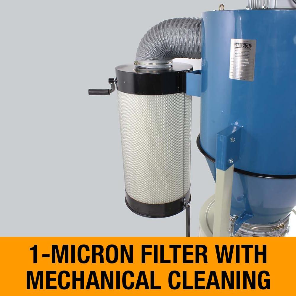 Why We Love the Baileigh DC-1450C Cyclone Dust Collector 4 Why We love the Baileigh DC-1450C Cyclone Dust Collector