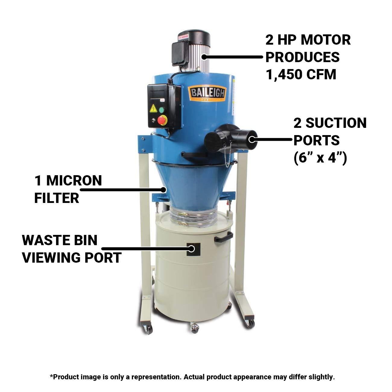 Why We Love the Baileigh DC-1450C Cyclone Dust Collector 3 Why We Love the baileigh DC-1450C Cyclone Dust Collector