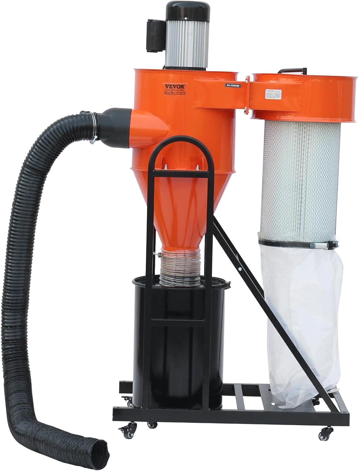 Our Review of the VEVOR 2 HP Dust Collector: Powerful & Portable 2 Our Review of the VEVOR 2 HP Dust Collector: Powerful & Portable