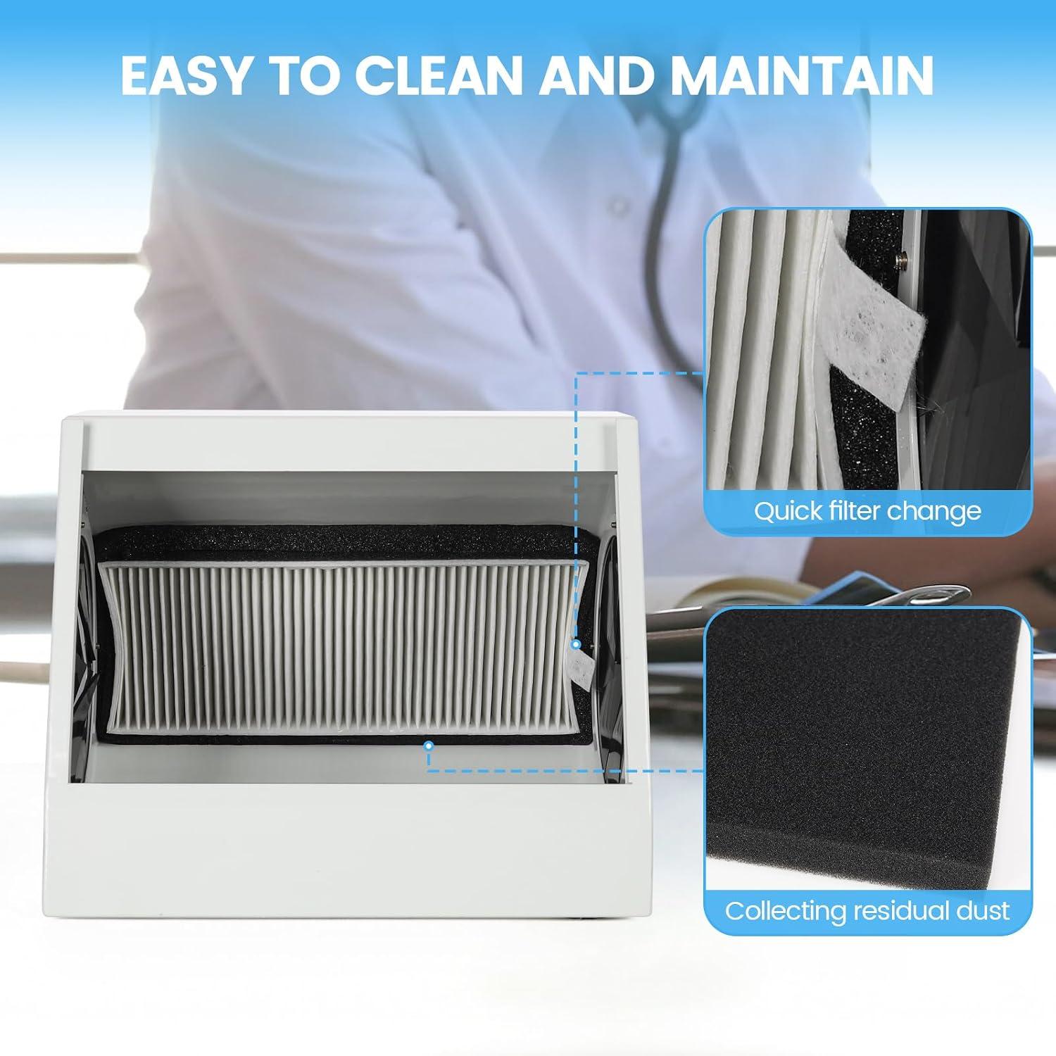 Our Review of the Lab Sandblaster Dust​ Collector with Double Suction