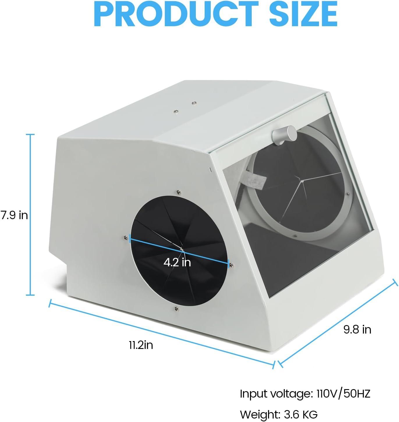 Our Review of the Lab Sandblaster Dust Collector with double ‍Suction