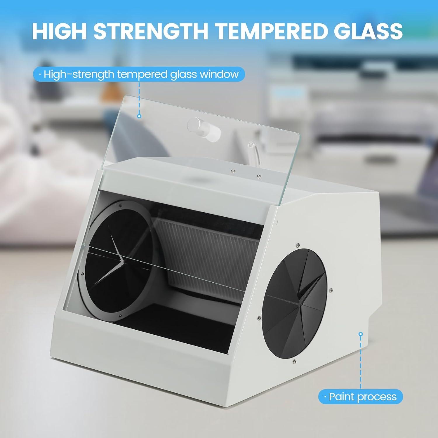 Our Review of the Lab‌ Sandblaster dust Collector with Double Suction