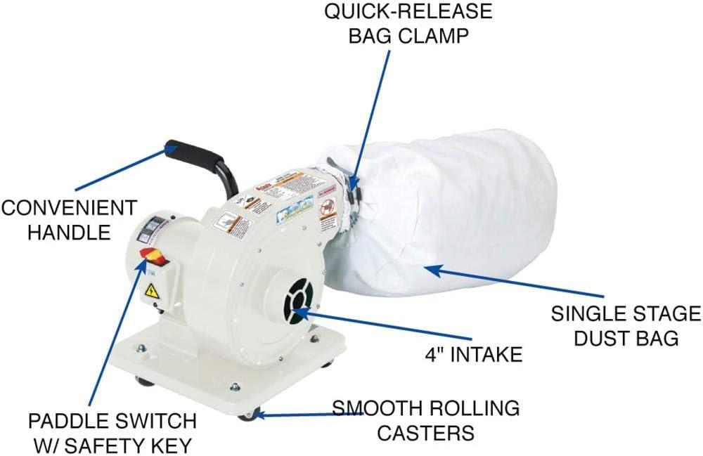 Our Friendly Review of the Grizzly G1163P 1 HP Dust Collector 4 Our Friendly Review of the Grizzly G1163P 1 HP Dust Collector