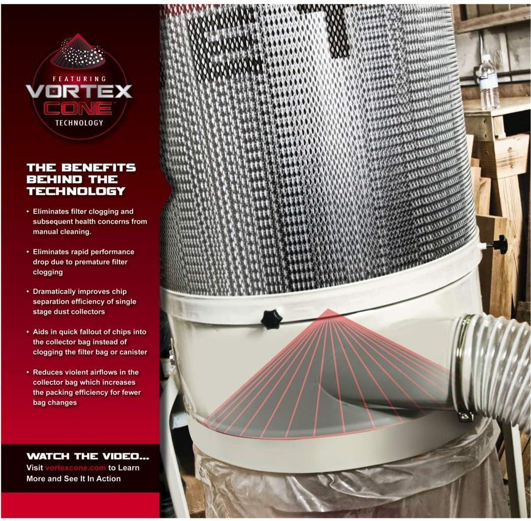 Why We Love the JET Vortex Cone Dust Collector for Workshop Cleanliness 8 Why We Love the JET Vortex Cone Dust Collector for Workshop cleanliness