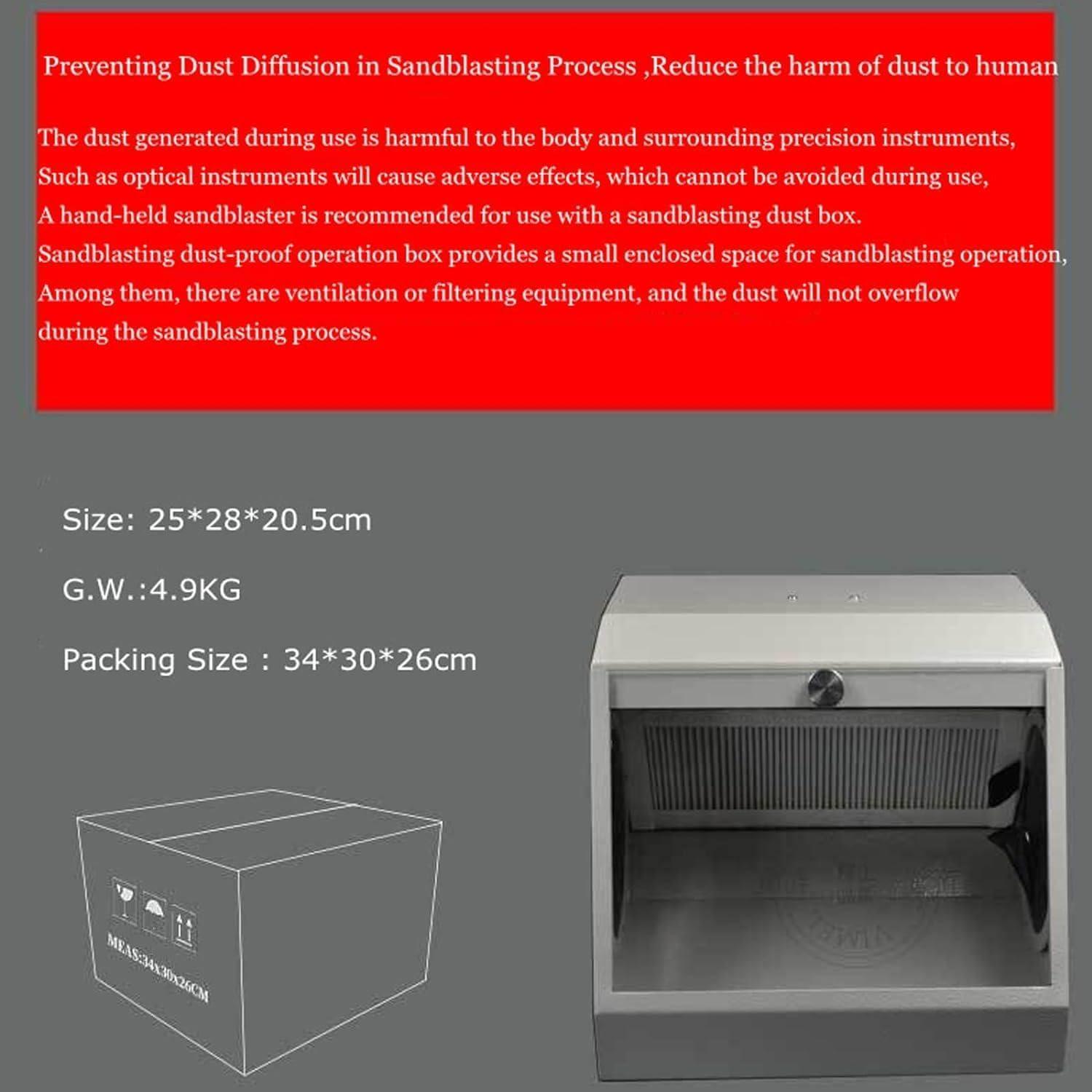 Our Review: Professional Dental Lab dust Box with Double Suction System