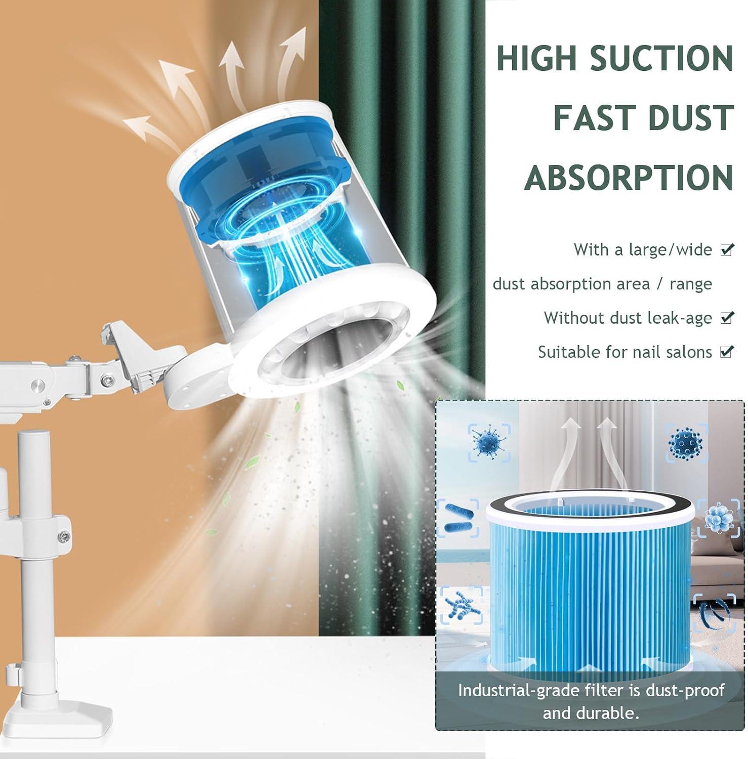 How We⁤ Love ⁢the⁣ 80W Nail Dust Collector with LED‌ Light