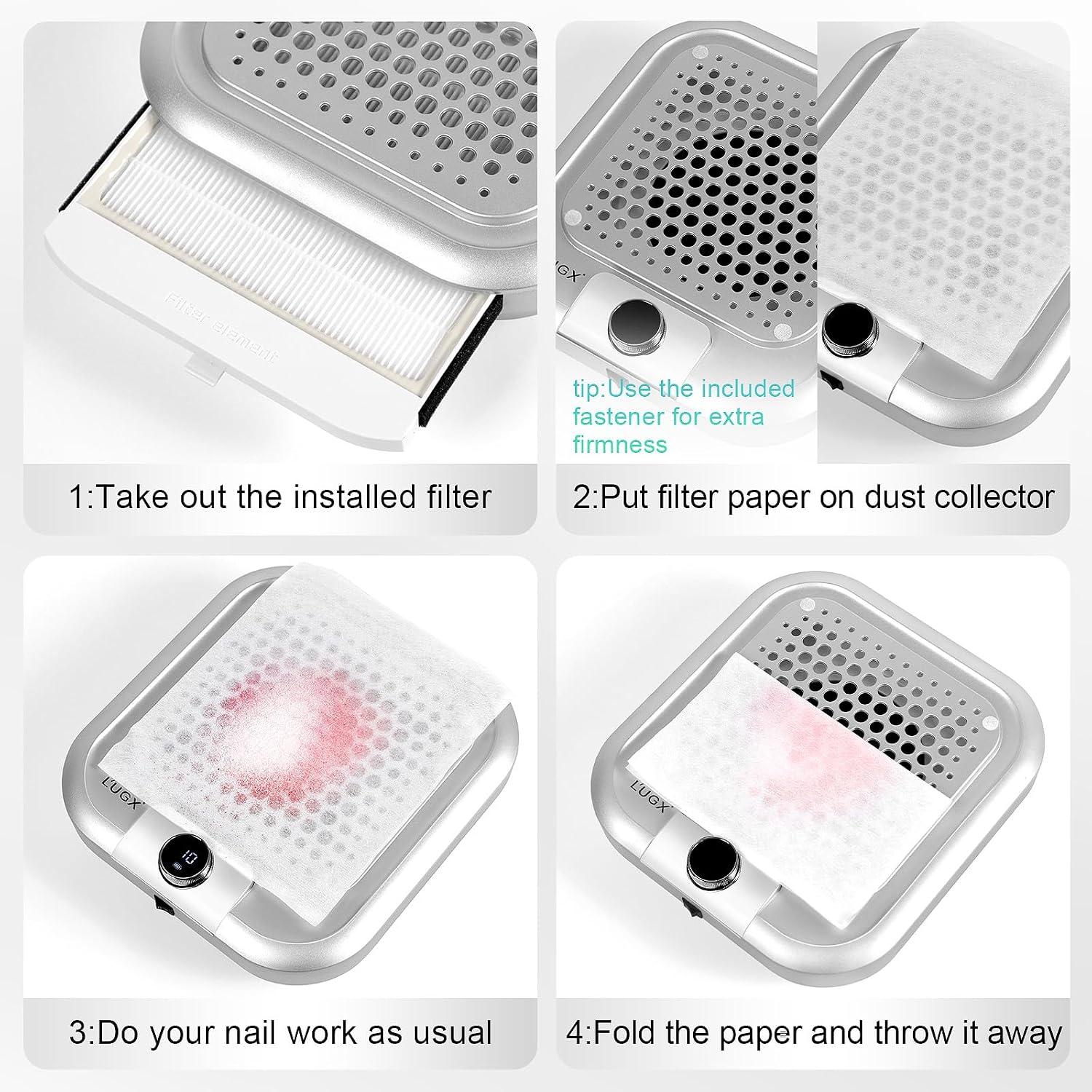 Why We Love ​the L'UGX Rechargeable Nail Dust Collector