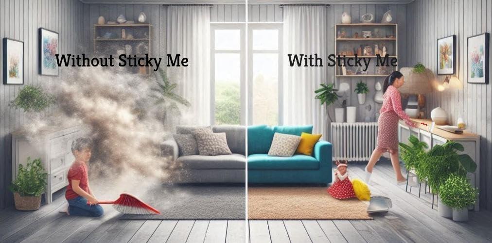 How We keep Our Space Spotless with Sticky Me Dust Collector