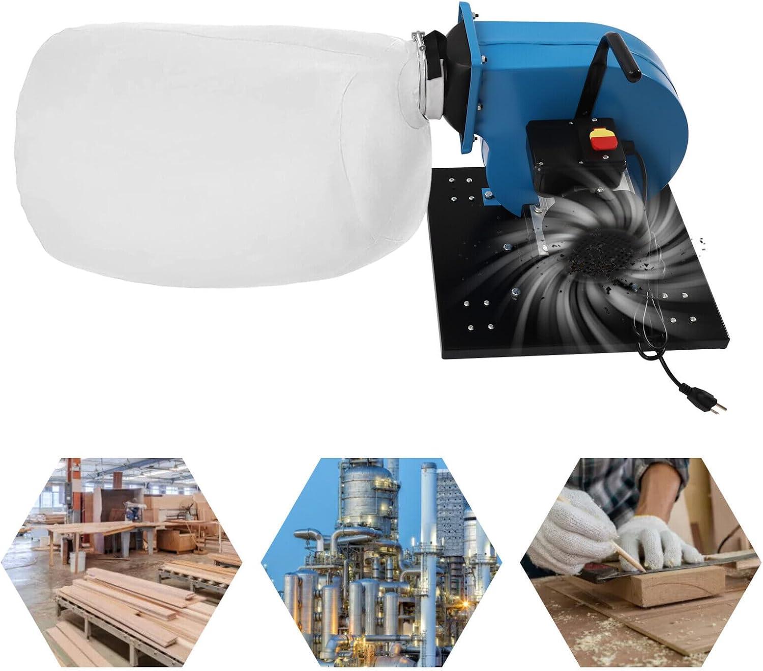 Our Review of the 1HP 550 CFM Wheeled Dust Collector System 6 Our Review of the 1HP 550 CFM Wheeled Dust Collector System