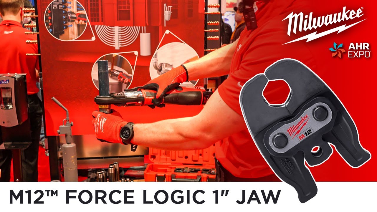 NEW Milwaukee M12™ Force Logic 1" Jaw - AHR Expo 2022. 1 rootF IMG 639e08dd0a364