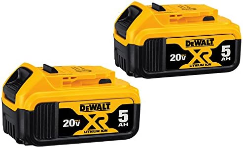 DEWALT 20V Max XR 20V Battery, 5.0-Ah, 2-Pack (DCB205-2) 1 41 LuVhf1tL. AC