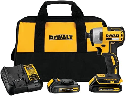 DEWALT 20V MAX* Cordless Impact Driver Kit, Brushless, 1/4-inch (DCF787C2) 1 413gfWjML. AC