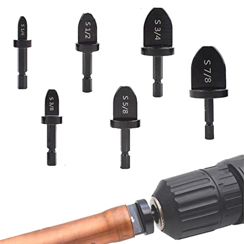 Swedge Tool HVAC Swaging Set - Copper Pipe Expander Swaging Tool Drill Bit Set Precision Flaring Kit HVAC Flaring Tool Bit Set Hand Tools 1 41A8JmAgGtL