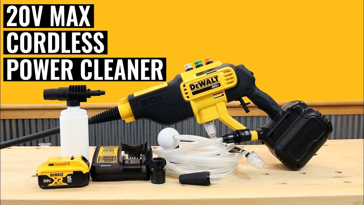 DeWalt 20V MAX Cordless Power Cleaner Washer DCPW550 1 rootF IMG 63b564405fb28
