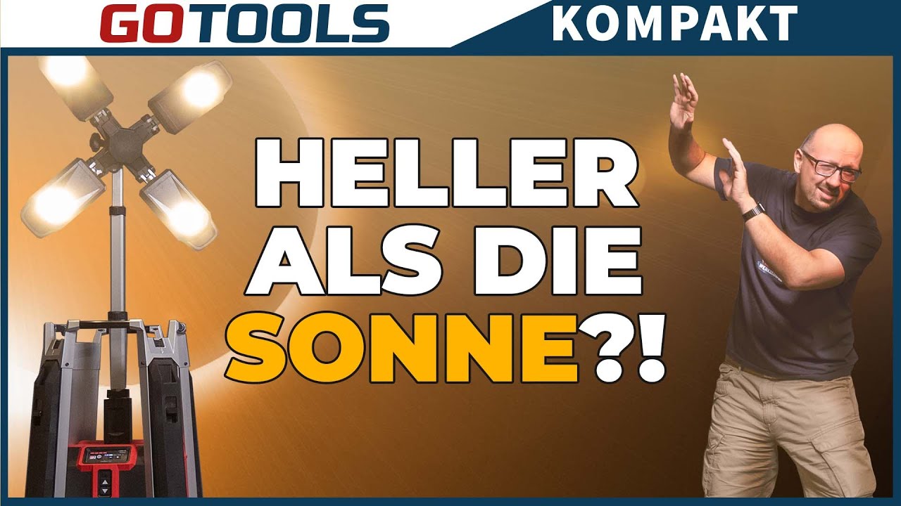 Der hellste Bausstrahler der Welt! 27.000 Lumen | Milwaukee MX Fuel im TEST