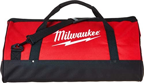 "Heavy Duty Canvas Tool Bag: Milwaukee Bag 23x12x12in, 6 Pocket"