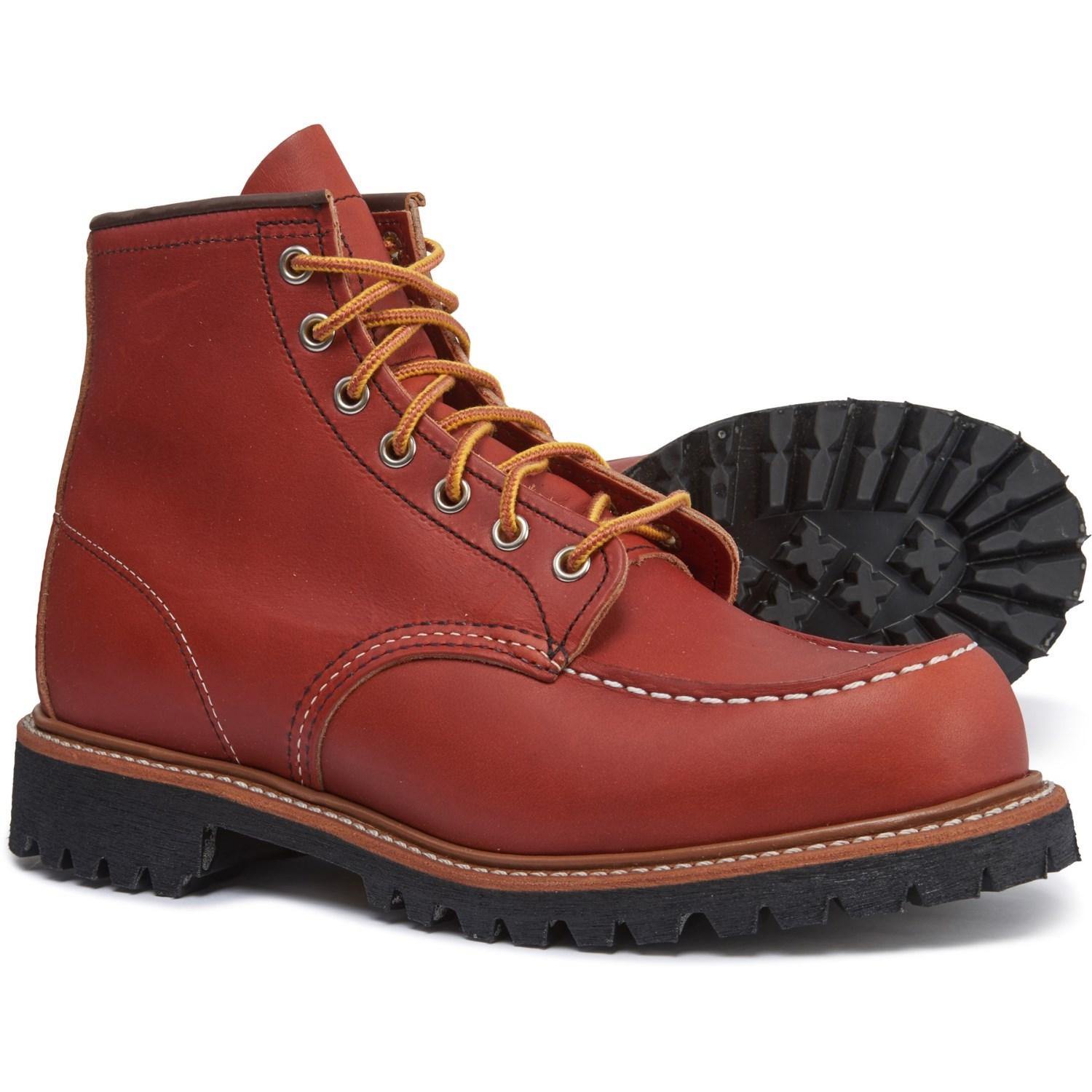 red wing ORO RUSSET Heritage 6 Moc toe Work Boots