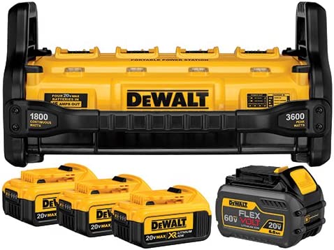 "Unleash Uninterrupted Power with DEWALT DCB1800M3T1 FLEXVOLT Station" 1 5125tVj9DlL. AC