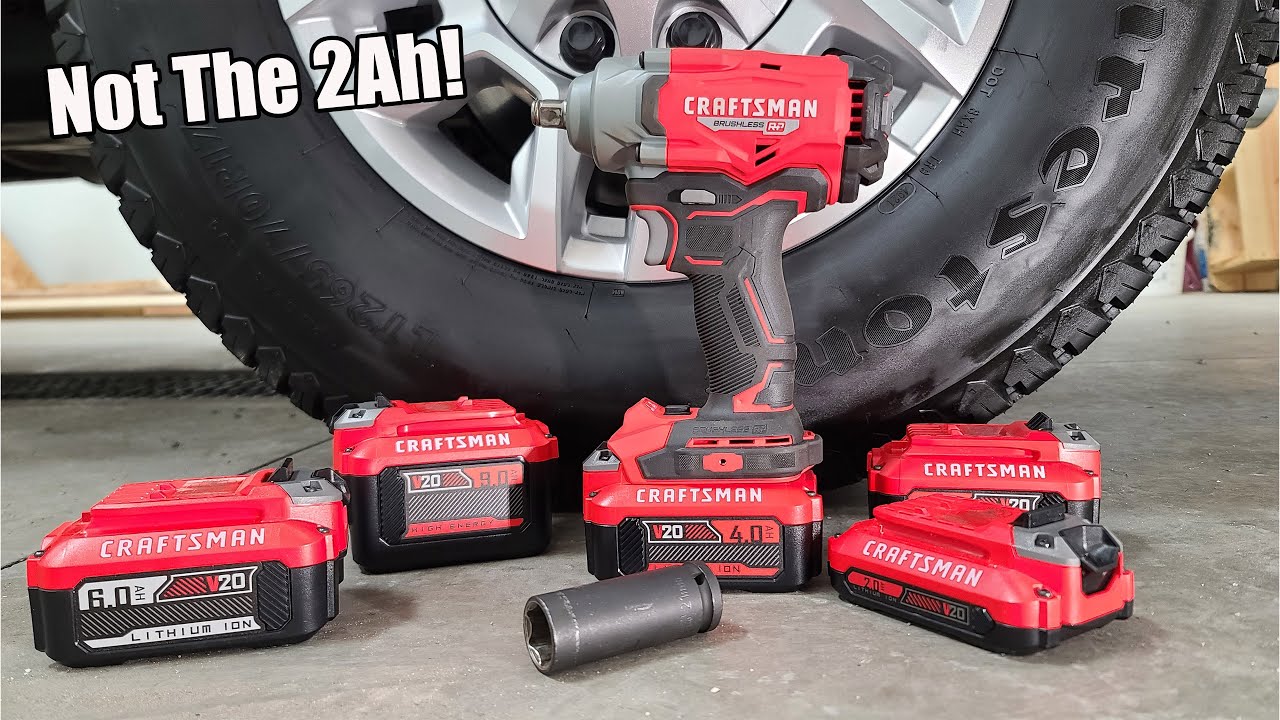 CRAFTSMAN  V20 RP Brushless 1/2" Drive Impact Wrench Review & Comparison To Milwaukee And Metabo HPT