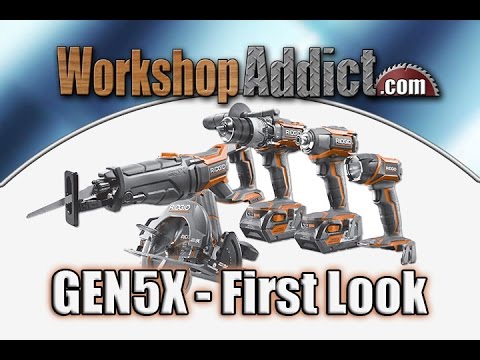 Ridgid Gen5X 18 Volt Tools - First Look