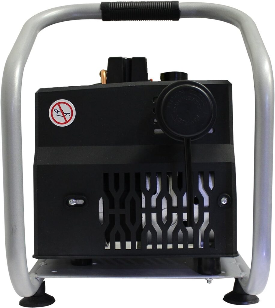 California Air Tools CAT-1P1060S Light  Quiet Portable Air Compressor, Silver