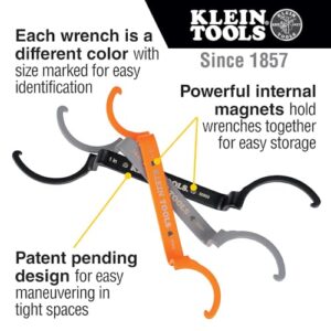 Klein Tools 50900R Conduit Lockout Wrench Set: Tighten/L loosen Locknuts, 3-Piece Bend Kit