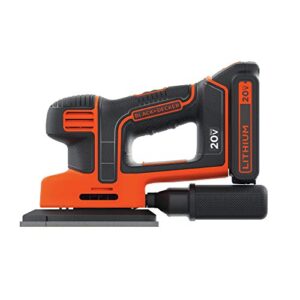 BLACK+DECKER 20V MAX* Mouse Sander Tool Only BDCMS20B for Precision Sanding