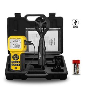 hvac tools digital wind meter and temperature