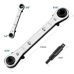 WADEO Hvac Service Wrench for Air Conditioning and Refrigeration Equipment Repair