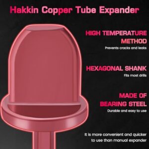 7Pcs Swaging Tool Set with 5 in 1 Flaring Tool – HVAC Copper Tubing Repair Kit