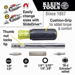 Klein Tools HVAC Tool Kit: 3-in-1 Screwdriver, 8-in-1 Nut Driver, Digital Thermometer